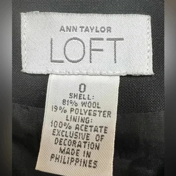 Ann Taylor LOFT embroidered skirt Sz‎ 0 - Picture 6 of 6